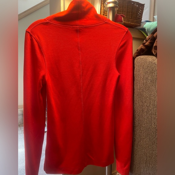 COS size XS bright orange turtleneck, made in Turkey - Picture 4 of 6